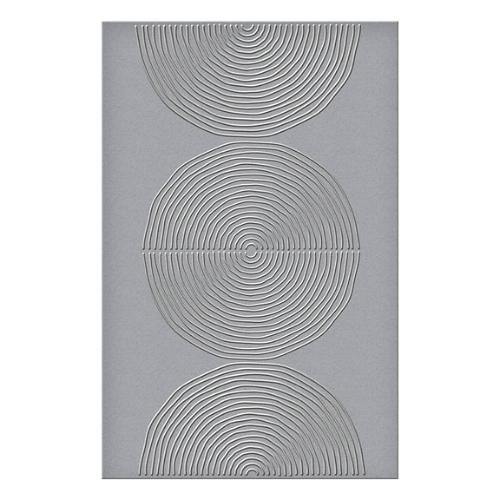Spellbinders Lined Circles Embossing Folder from the Modern Botanicals Collection by Dina Wakley