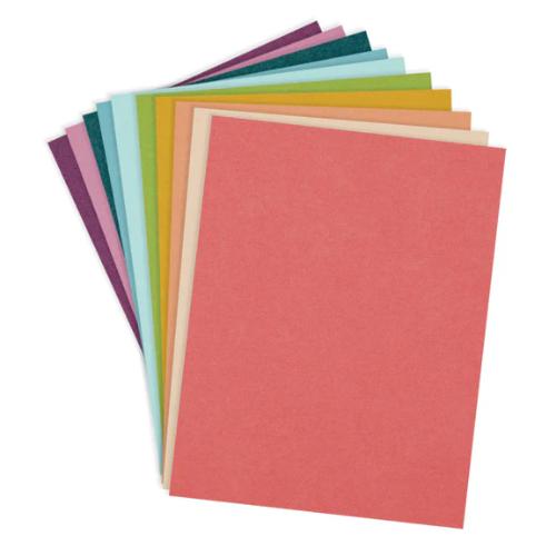 Spellbinders Rainbow Hues Assortment ColorWheel Cardstock 8.5" x 11" - 20 Sheets
