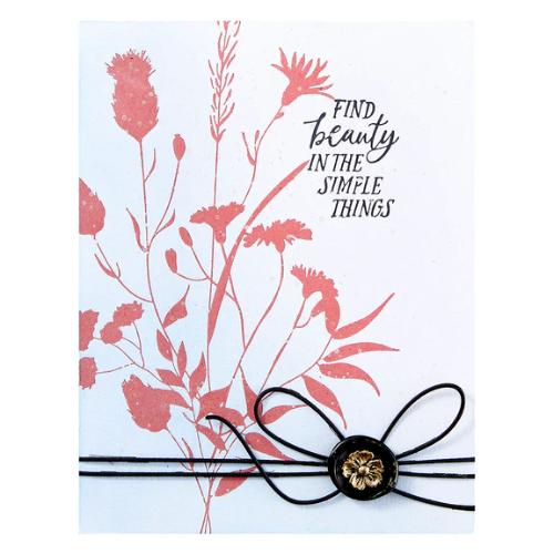 Spellbinders Flower Mini 3D Wax Seal from the Mini Wax Seals Collection