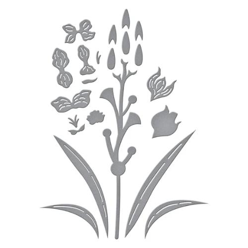 Spellbinders Layered Gladiolus Etched Dies from the Wildflowers Collection by Lisa Horton