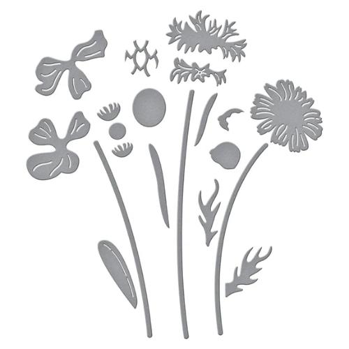 Spellbinders Layered Wildflowers Etched Dies from the Wildflowers Collection by Lisa Horton