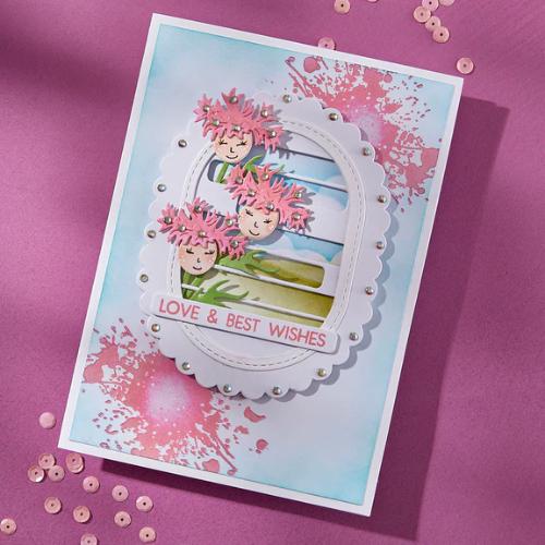 Spellbinders Layered Wildflowers Etched Dies from the Wildflowers Collection by Lisa Horton