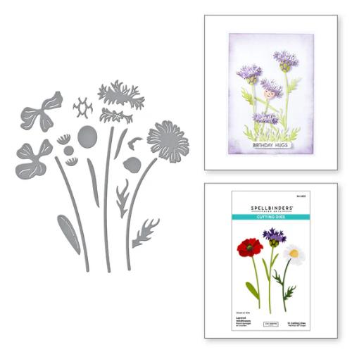 Spellbinders Layered Wildflowers Etched Dies from the Wildflowers Collection by Lisa Horton