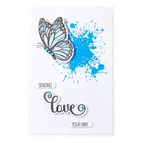 Spellbinders Butterfly Silhouettes Registration Press Plate & Die Set from the Wildflowers Collection by Lisa Horton