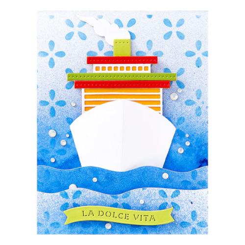 Spellbinders Deckside Dreams Etched Dies from the La Dolce Vita Collection
