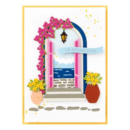 Spellbinders Beyond the Door Etched Dies from the La Dolce Vita Collection