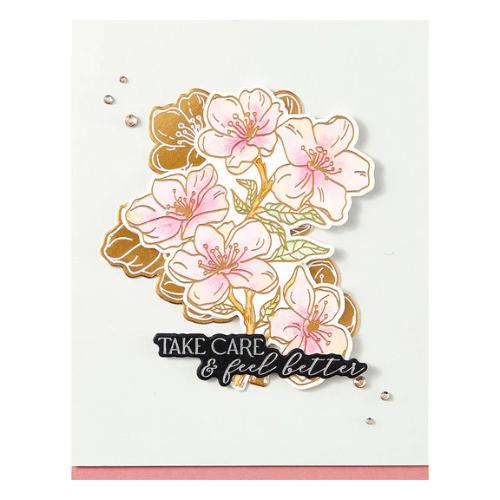 Spellbinders Cherry Blossoms BetterPress Plate & Die Set from the Spring in Kyoto Collection by Alex Syberia Designs
