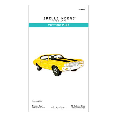Spellbinders Muscle Car Etched Dies from the Classic Road Legends Collection by Mindy Eggen