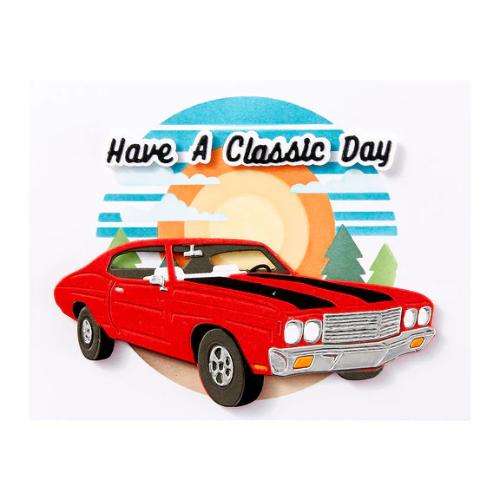 Spellbinders Muscle Car Etched Dies from the Classic Road Legends Collection by Mindy Eggen