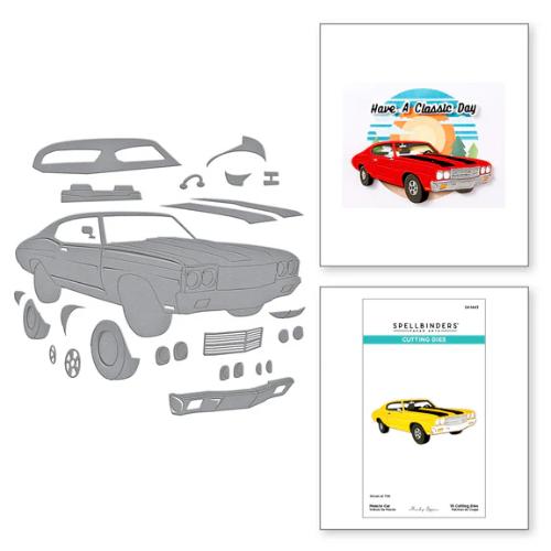 Spellbinders Muscle Car Etched Dies from the Classic Road Legends Collection by Mindy Eggen