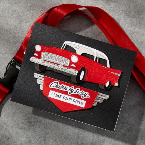 Spellbinders Classic Car Etched Dies from the Classic Road Legends Collection by Mindy Eggen