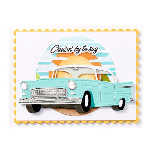 Spellbinders Classic Car Etched Dies from the Classic Road Legends Collection by Mindy Eggen