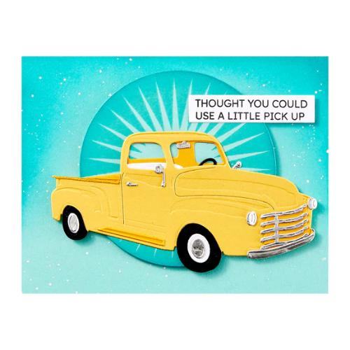 Spellbinders Timeless Truck Etched Dies from the Classic Road Legends Collection by Mindy Eggen