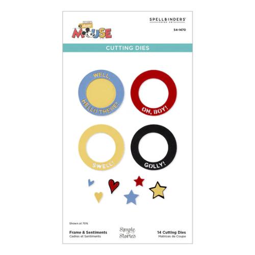 Spellbinders Say Cheese Classic Mouse Character Die Bundle from the Say Cheese Classic Mouse Collection