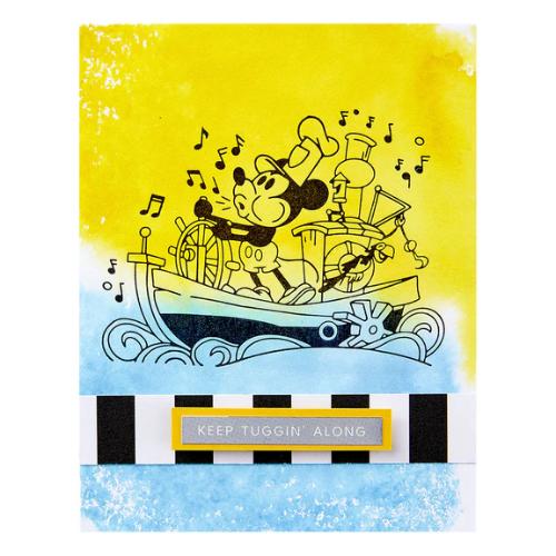 Spellbinders Steamboat Willie Press Plate & Die Set from the Say Cheese Classic Mouse Collection