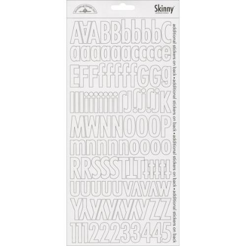 Doodlebug Design Beetle Black Skinny Stickers (4727)