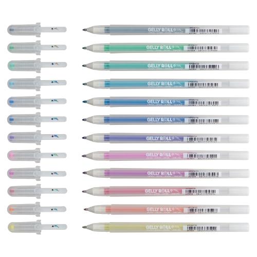 Sakura Gelly roll gel pen Stardust glitter 12pieces
