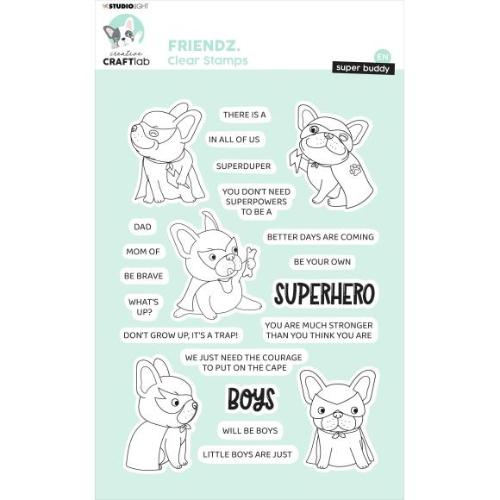 Studio Light Friendz Clear Stamps Nr. 468, Superhero Buddy
