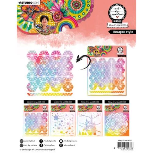 Art By Marlene Hexagon Style Mask (ABM-25-MASK330)