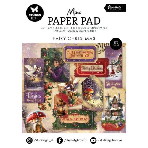 Studio Light Fairy Christmas A7 Essentials Mini Paper Pad (SL-ES-DPP324)