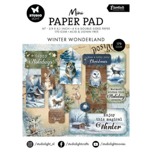 Studio Light Winter Wonderland A7 Essentials Mini Paper Pad (SL-ES-DPP325)