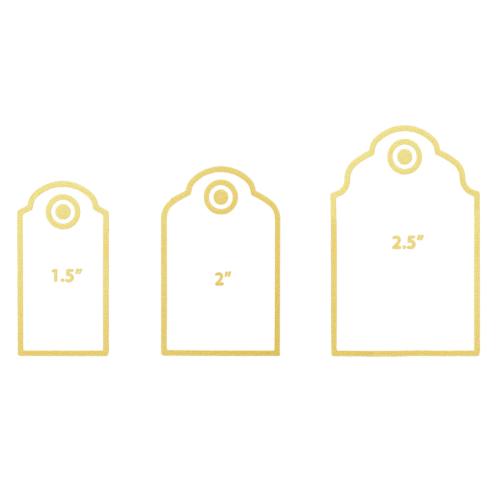 Vaessen Creative 3-in-1 Tag Punch Scallop