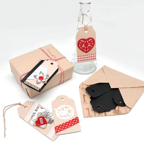 Vaessen Creative 3-in-1 Tag Punch Scallop