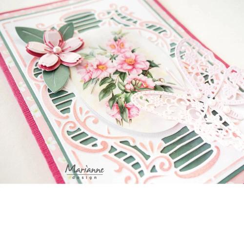 Marianne Design Die-cuts Mattie's Pink Flowers (VK9626)