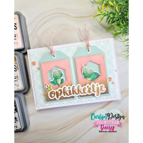 CarlijnDesign Glitter Enamel Dots Coral (300pcs) (CDED-0006)