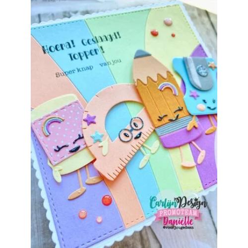 CarlijnDesign Glitter Enamel Dots Coral (300pcs) (CDED-0006)