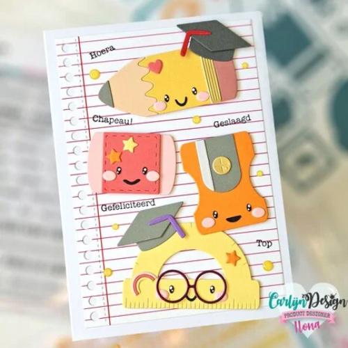 CarlijnDesign Glitter Enamel Dots Yellow (300pcs) (CDED-0007)