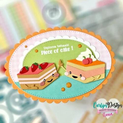 CarlijnDesign Glitter Enamel Dots Yellow (300pcs) (CDED-0007)