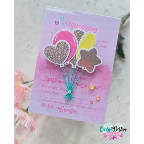 CarlijnDesign Glitter Enamel Dots Yellow (300pcs) (CDED-0007)