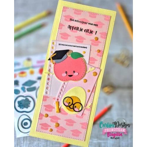 CarlijnDesign Glitter Enamel Dots Yellow (300pcs) (CDED-0007)