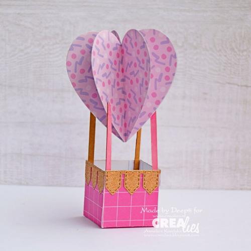 Crealies Create A Box Mini Dies No. 18 Advent Box with Numbers (CCABM18)