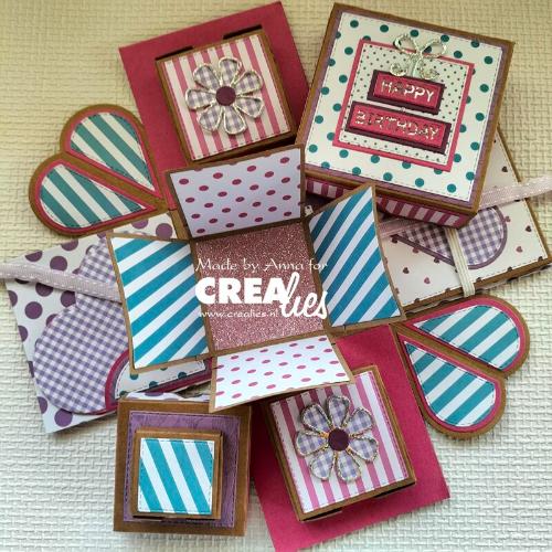 Crealies Create A Box Mini Dies No. 18 Advent Box with Numbers (CCABM18)