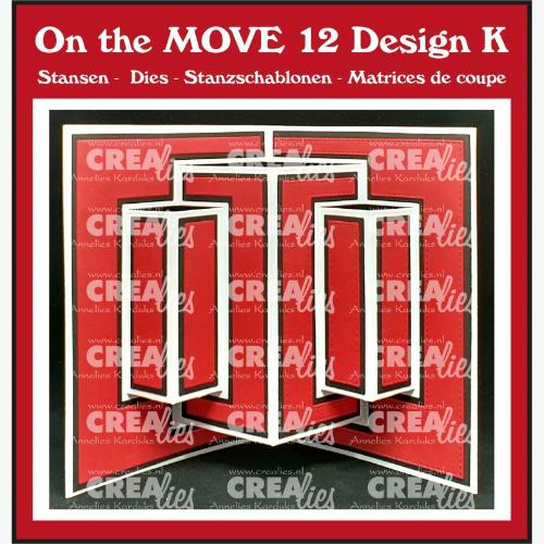 Crealies On The Move Dies No. 12 Design K Pop Up Card (CLMOVE12)