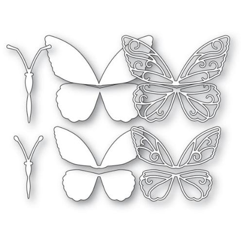 Memory Box 94890 Gypsy Butterflies craft die