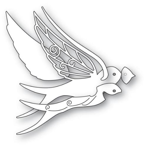 Memory Box 94891 Gypsy Swallow-tail craft die