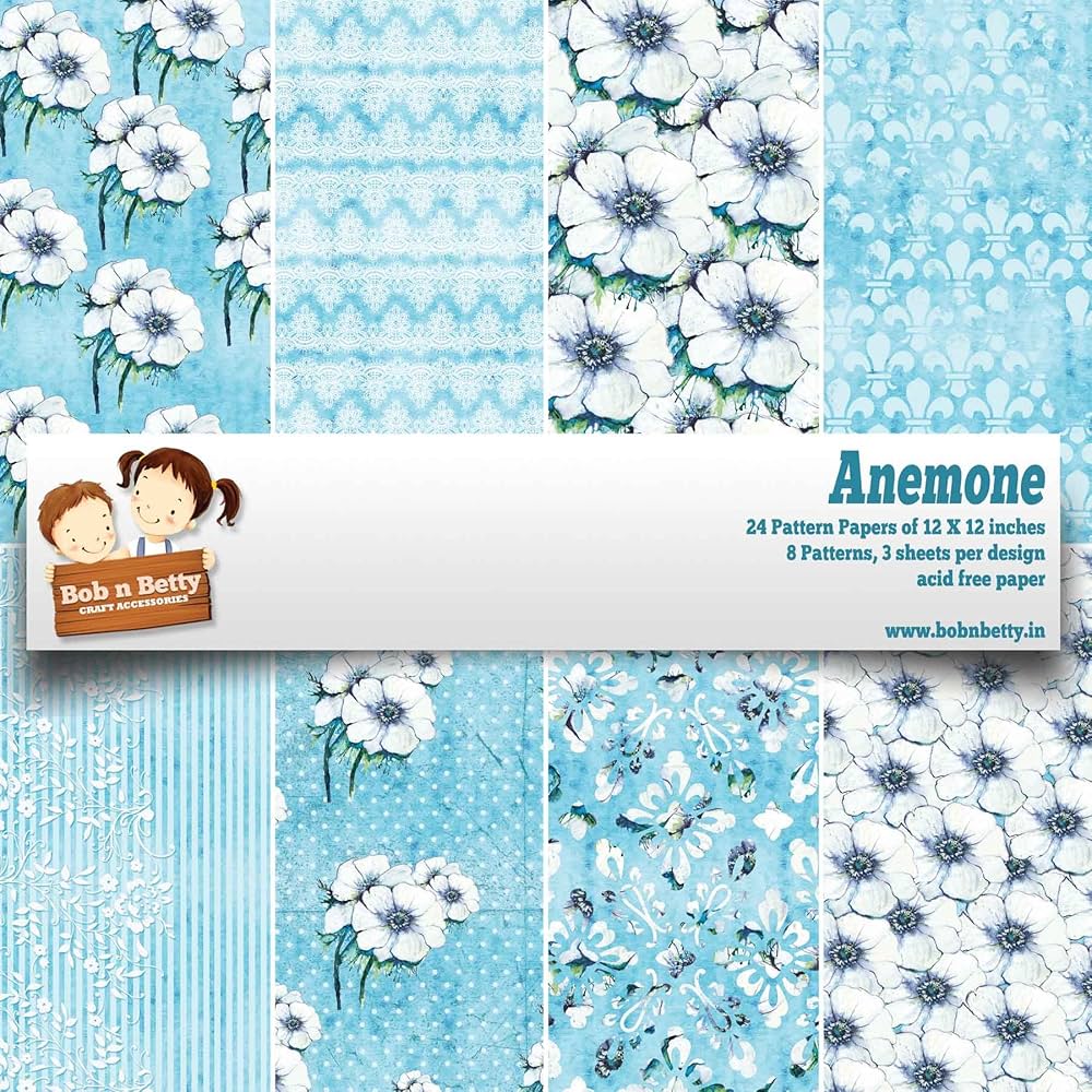 Bob N Betty Anemone 12'x12' Paper Pad