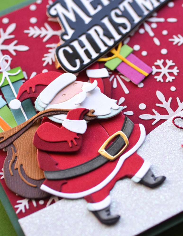Memory Box 94737 Layered Festive Santa craft die