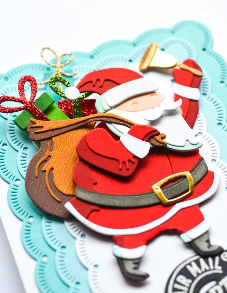 Memory Box 94737 Layered Festive Santa craft die