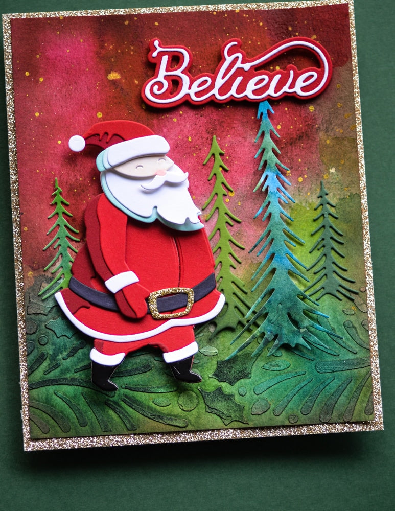 Memory Box 94737 Layered Festive Santa craft die