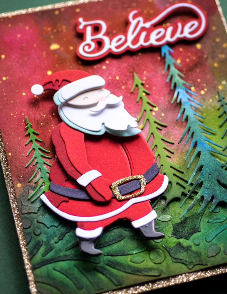 Memory Box 94737 Layered Festive Santa craft die