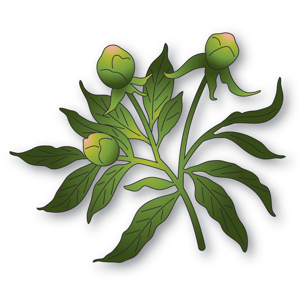 Memory Box 94880 Peony Bud Trio craft die