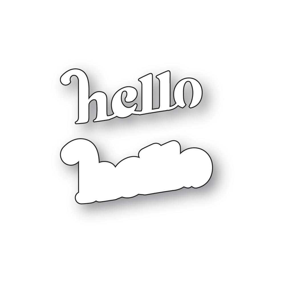 Memory Box 94887 Cheery Hello craft die