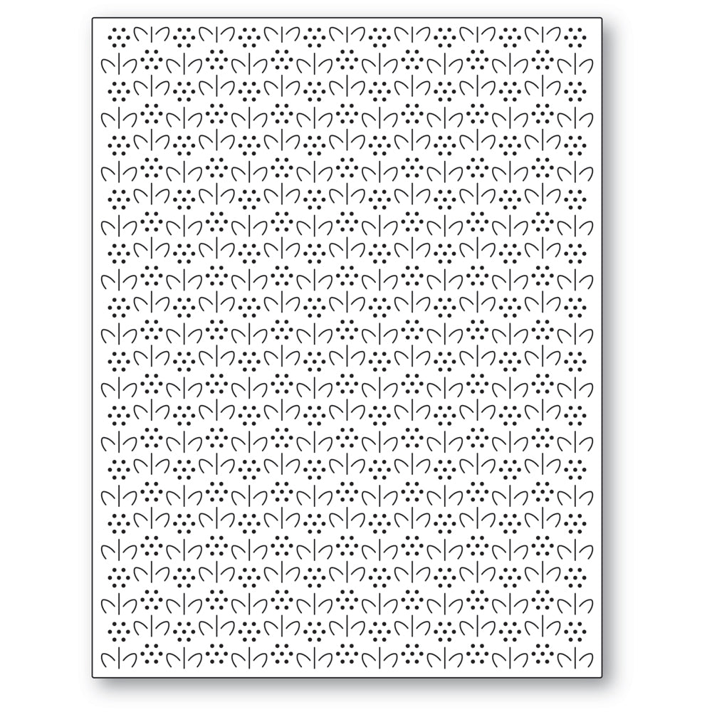 Memory Box Pinpoint Flower Plate craft die 94892