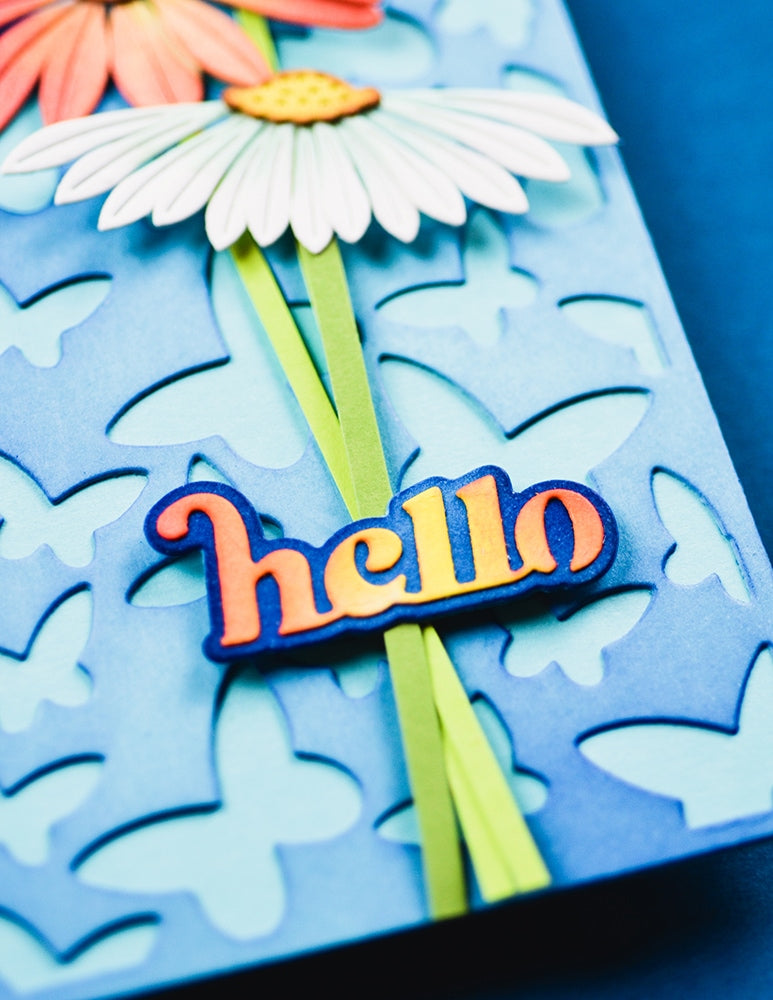 Memory box 94895 β Daisy Umbrellas Craft Die