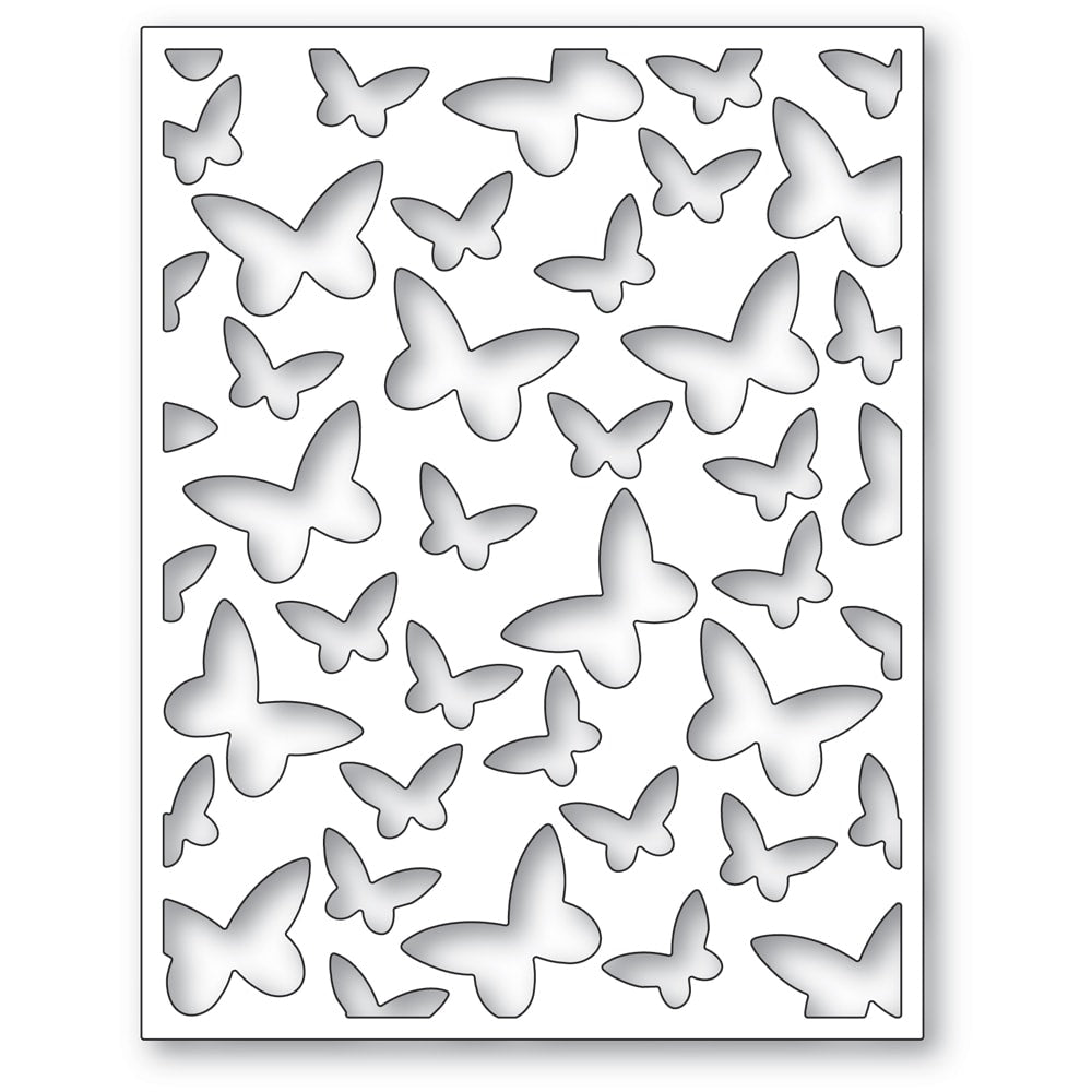 Memory Box 94901 Floating Butterfly Plate craft die