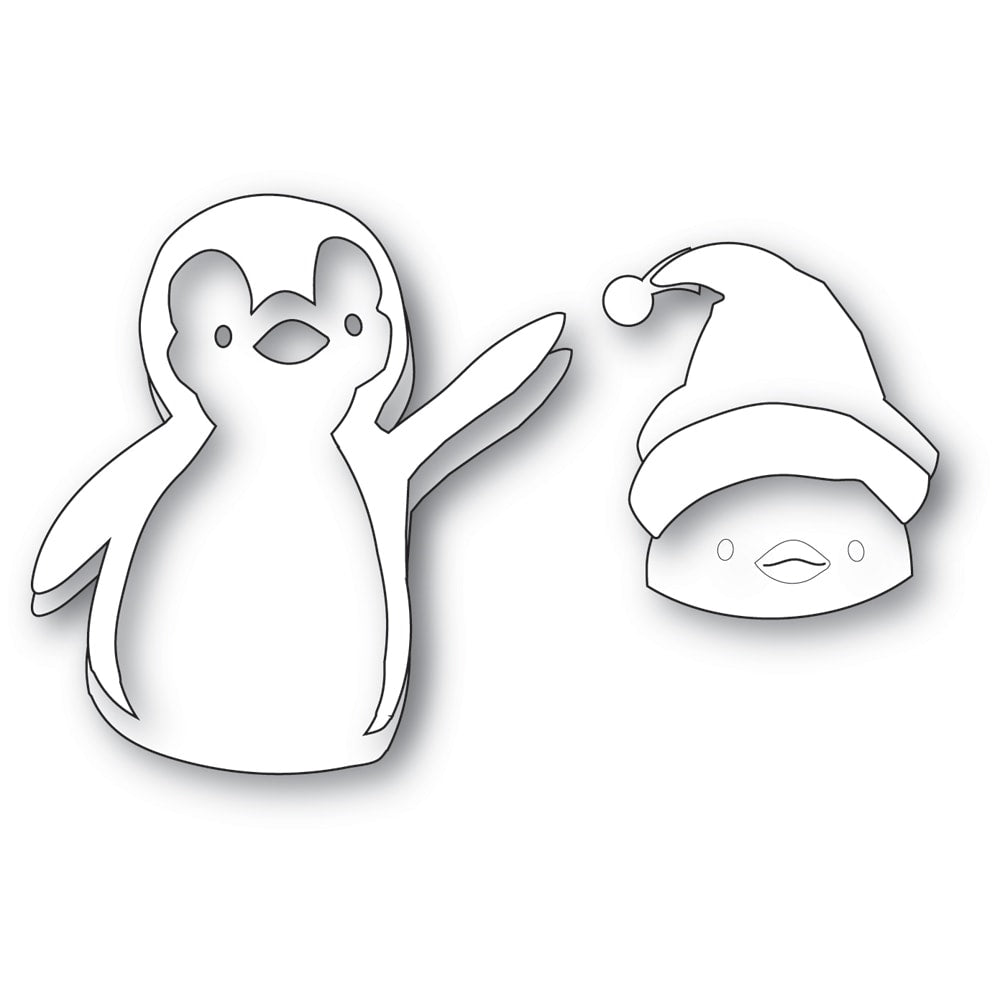 Memory Box 94919 Waving Penguin craft die